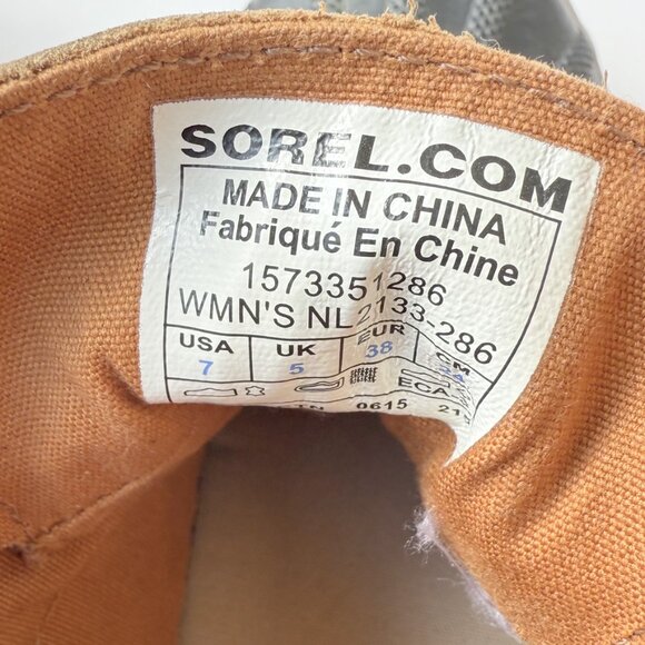 Sorel Out N About Tan Waterproof Duck Ankle Boots - Picture 9 of 9